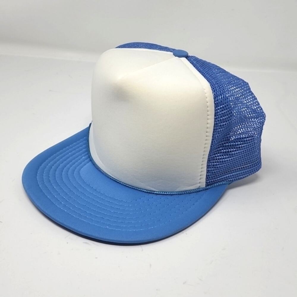 Light Blue Trucker Snapback Hat
